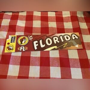 Buc-ee’s Florida car bumper sticker -NEW